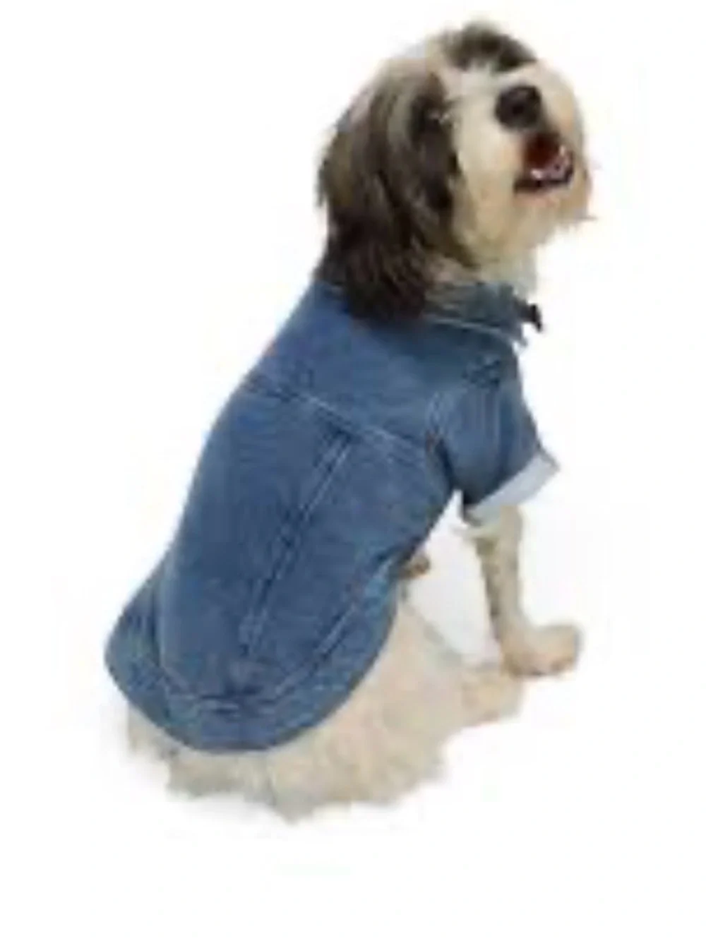 Youly Blue Denim Dog Jacket - Stylish Canine Shirt